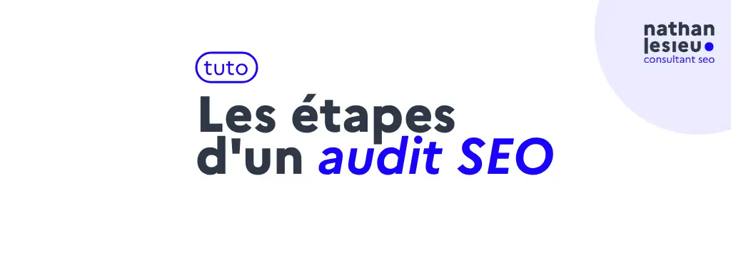 étapes audit seo