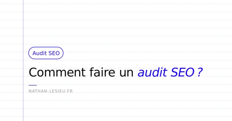 audit seo