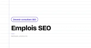 offres d'emploi seo